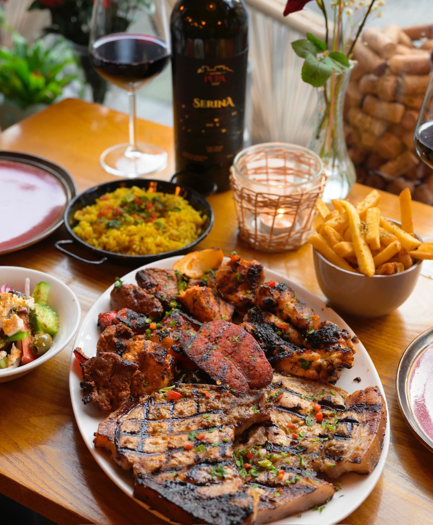 Dining at Pupa Restaurant