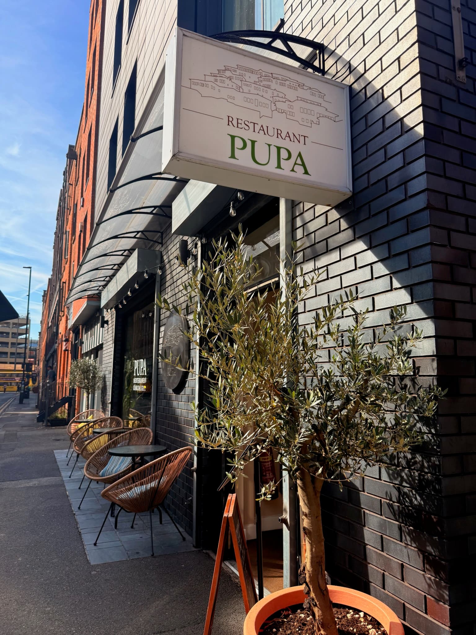 Mediterranean food at Pupa